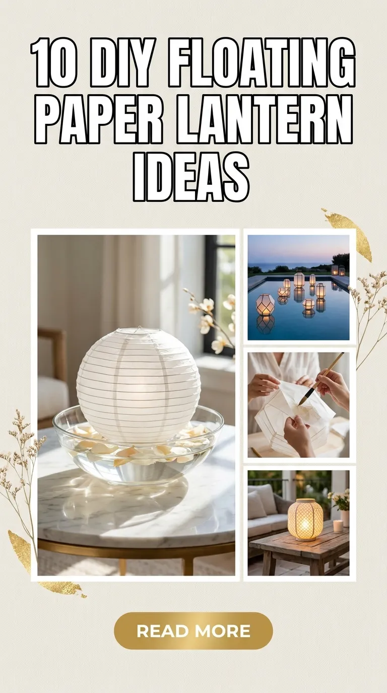 10 DIY Floating Paper Lantern Ideas