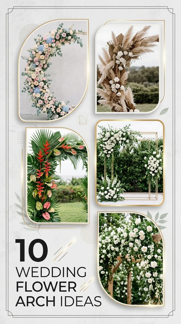10 Wedding Flower Arch Ideas