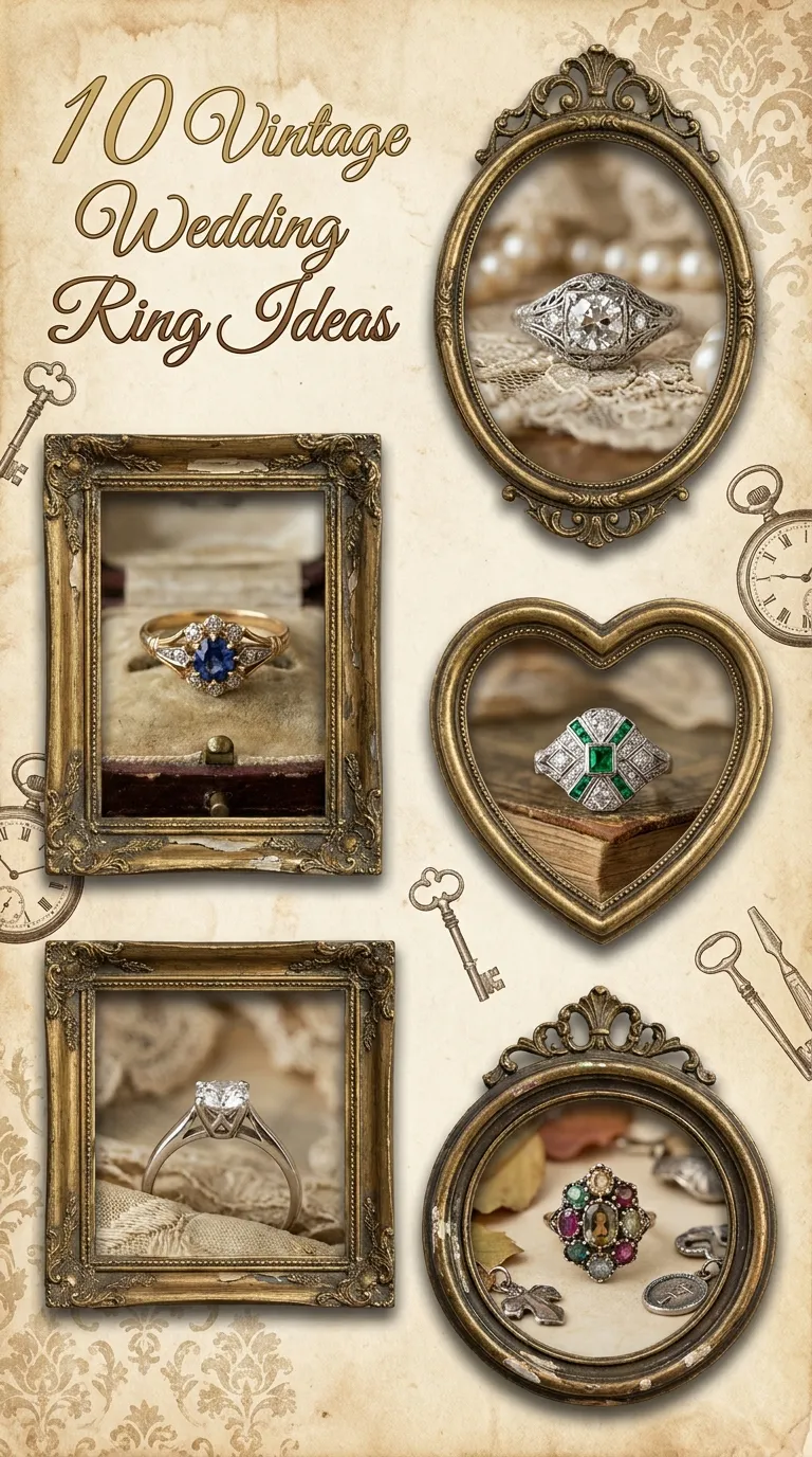  10 Vintage Wedding Ring Ideas
