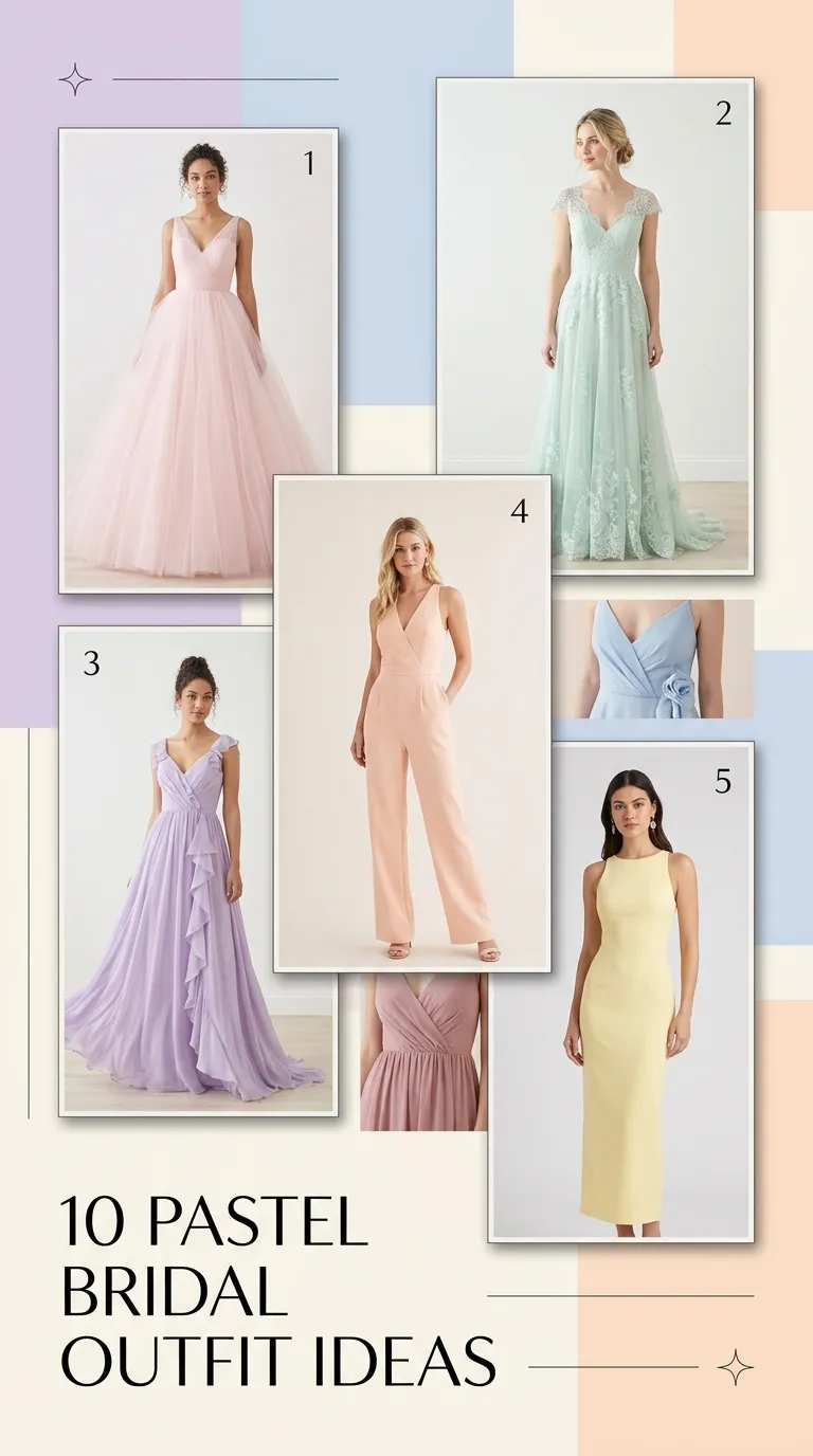 10 Pastel Bridal Outfit Ideas 