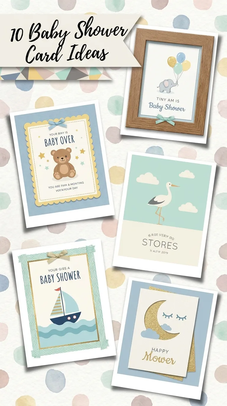  10 Baby Shower Card Ideas 