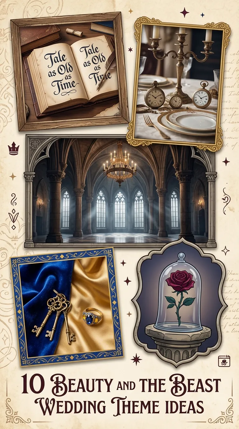  10 Beauty And The Beast Wedding Theme Ideas
