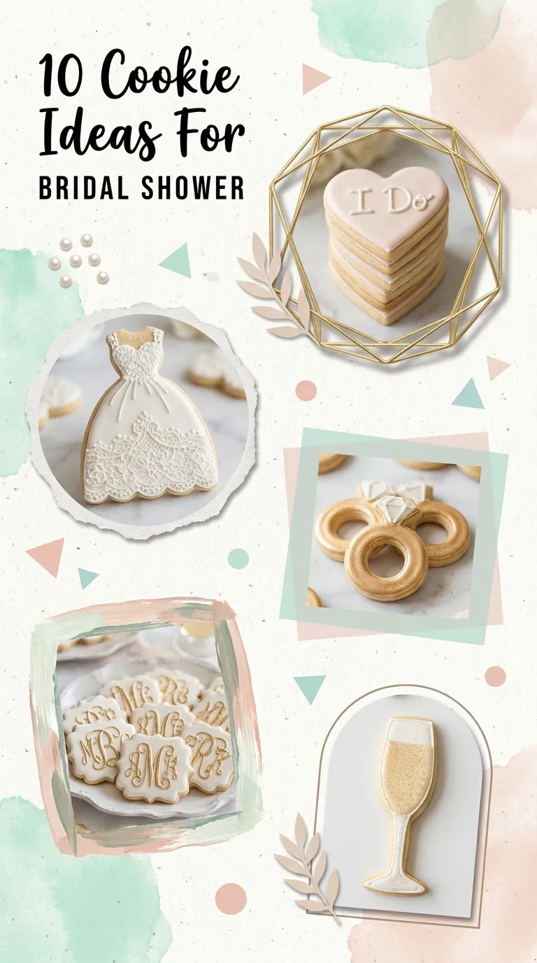 10  Cookie Ideas For Bridal Shower