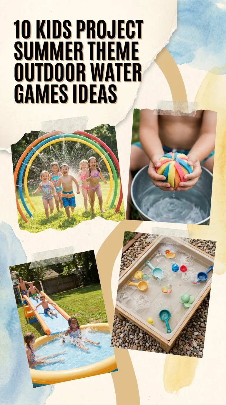 10 Kids Project Summer Theme Outdoor Water Games Ideas