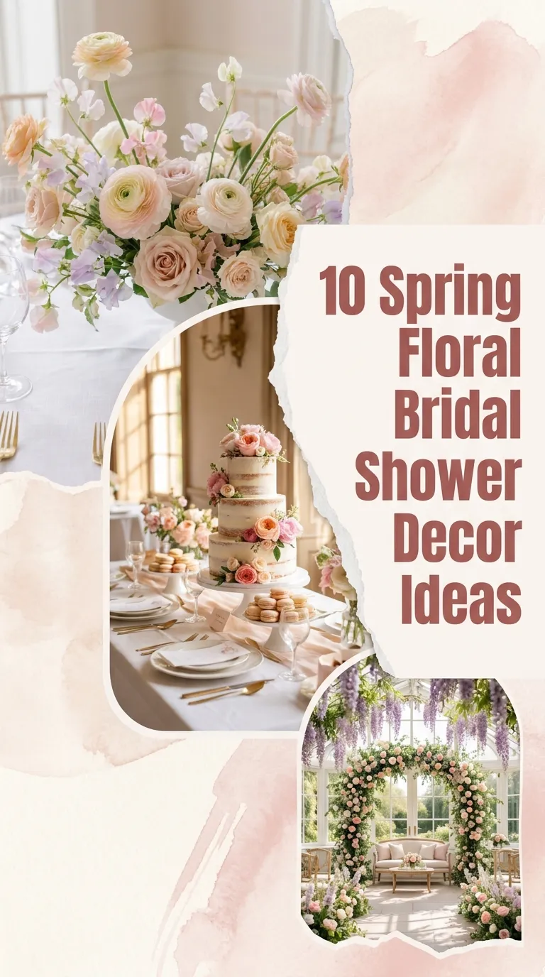10 Spring Floral Bridal Shower Decor Ideas
