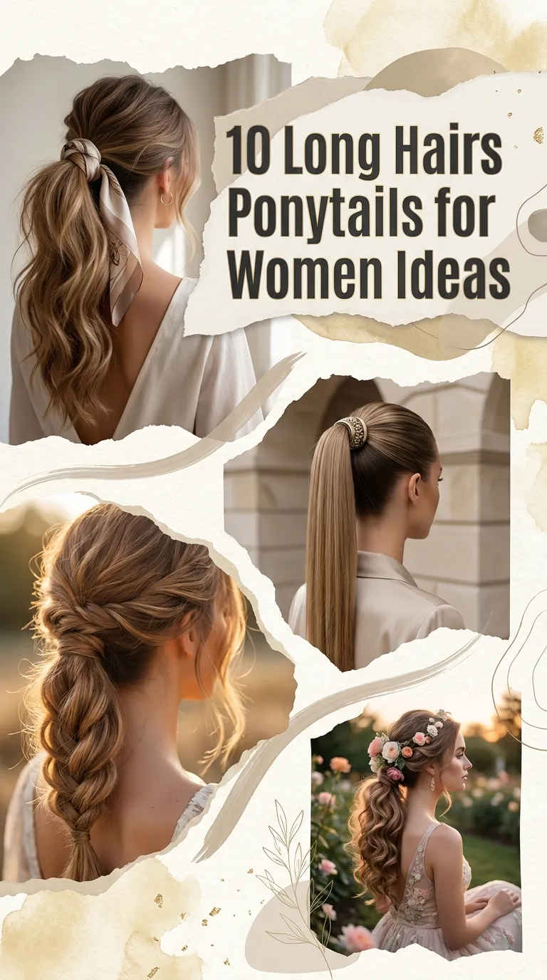 10 Long Hairs Ponytails for Women Ideas